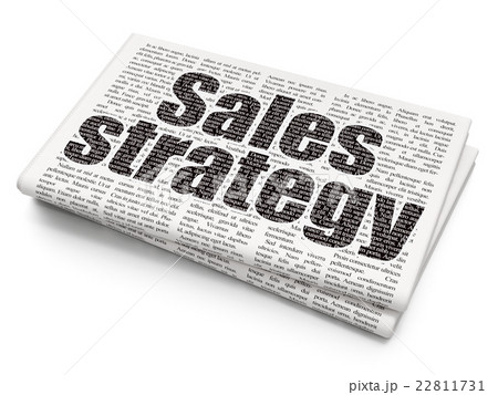 Advertising concept: Sales Strategy on Newspaper 22811731