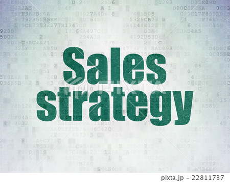 Marketing concept: Sales Strategy on Digital Data 22811737