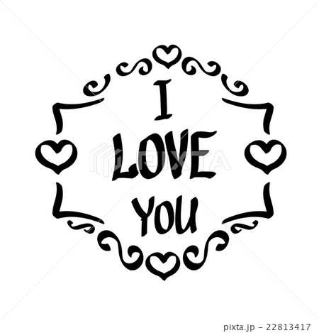 Vector letters love text doodles 22813417