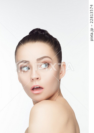 Beautiful Girl face. Perfect skin Beautiful Girl face. Perfect skin 22813574