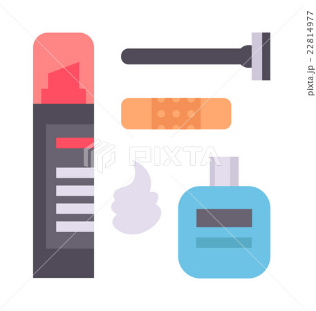 Shaving icons vector set. 22814977