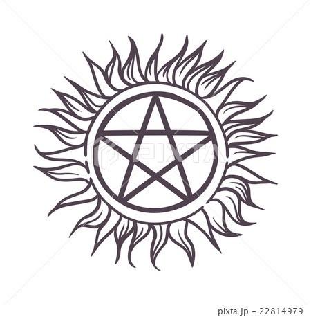 Star sun sign vector illustration. 22814979