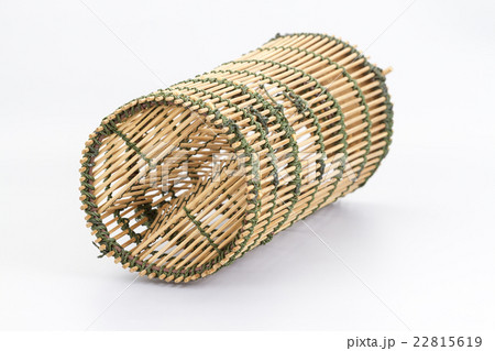 Bamboo fish-trap with narrow neck-Thai traditional Bamboo fish-trap with narrow neck-Thai traditional 22815619