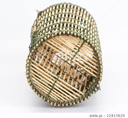 Bamboo fish-trap with narrow neck-Thai traditional Bamboo fish-trap with narrow neck-Thai traditional 22815620