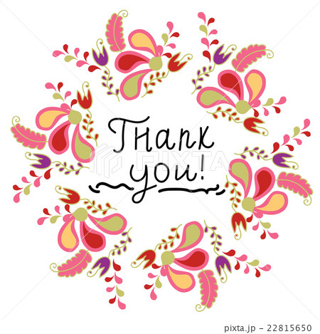 Funny floral vector card Funny floral vector card 22815650