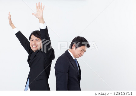 ビジネスマン 成功と失敗 ビジネスマン 成功と失敗 22815711