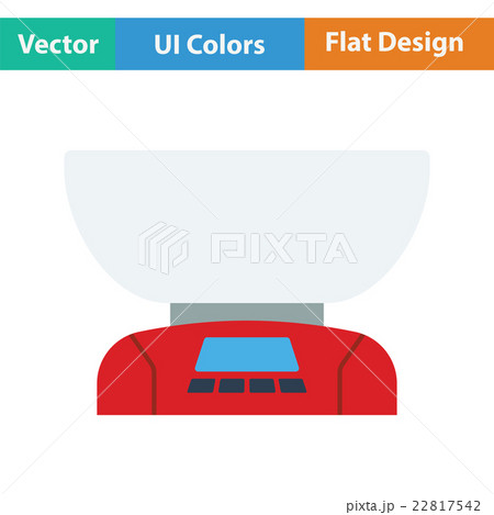 Kitchen electric scales icon 22817542