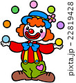 かわいいピエロ(ジャグリング) 22819428