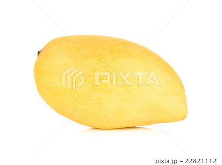 Ripe mango isolated on the white background Ripe mango isolated on the white background 22821112