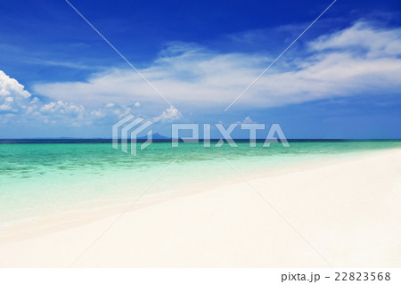 Beautiful lonely beach 22823568