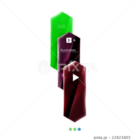 Arrow infographics element 22823805