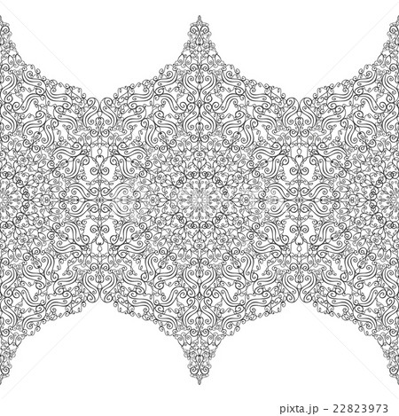 Ethnic seamless pattern border.Swirls,revival 22823973