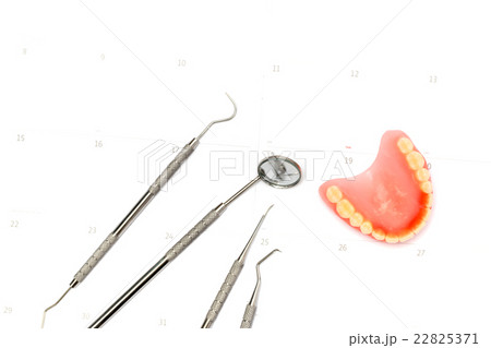 toothbrush and toothpaste from top view 22825371