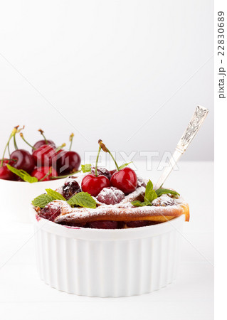 French clafoutis with cherry French clafoutis with cherry 22830689