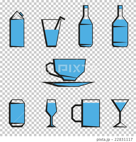 beverages icon set 22831117