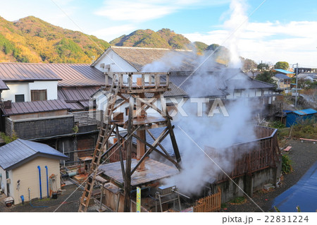 峰温泉の大噴湯 22831224