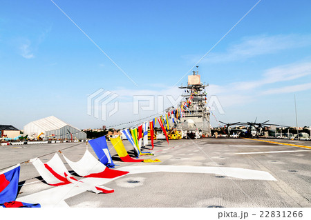 Navy Ship Deck in NYC 22831266