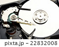 Computer sata hard disk drive disassembled closeup 22832008