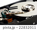 Computer sata hard disk drive internals close up 22832011