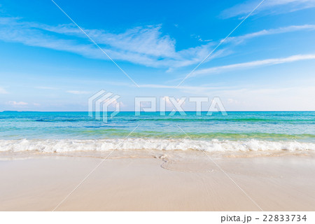ビーチ、海、風景。沖縄、日本、アジア。 22833734