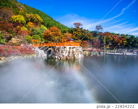 勝尾寺の弁財天と紅葉 勝尾寺の弁財天と紅葉 22834222