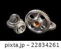 gears on a black background 22834261