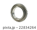 one gear wheel on a white background 22834264