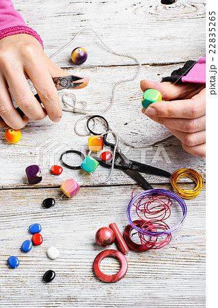 Process of creative needlework Process of creative needlework 22835265