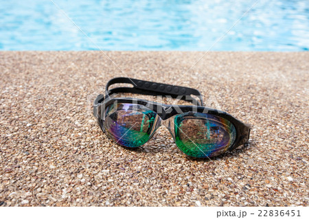 Glasses for swimming on a cement floor 22836451