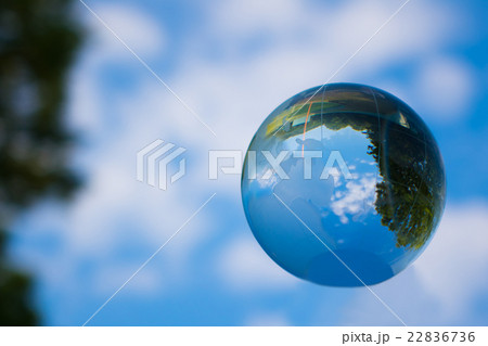 青空と地球　合成素材 22836736