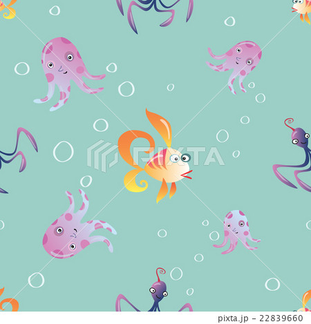 marine seamless pattern background marine seamless pattern background 22839660