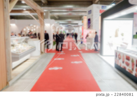 Defocused background of a trade show 22840081