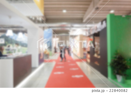 Defocused background of a trade show 22840082