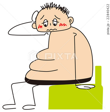 三段腹のイラスト素材