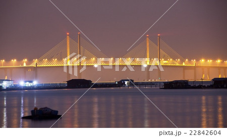 Sunrise in Penang Bridge, George Town, Malaysia Sunrise in Penang Bridge, George Town, Malaysia 22842604
