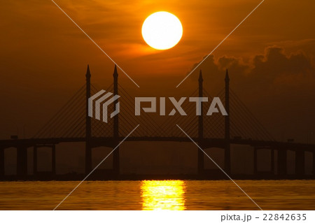 Sunrise in Penang Bridge, George Town, Malaysia 22842635