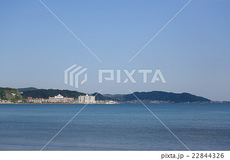 コバルトブルーの海と三浦半島 コバルトブルーの海と三浦半島 22844326