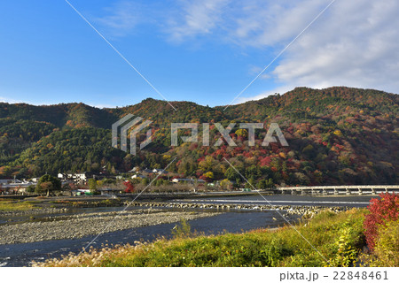 嵯峨野嵐山 渡月橋 嵯峨野嵐山 渡月橋 22848461