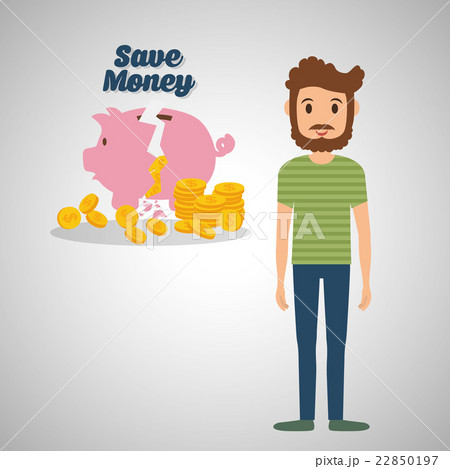 Save Money design. Financial item. Colorfull Save Money design. Financial item. Colorfull 22850197
