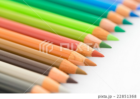Colourful pencil isolated on white Colourful pencil isolated on white 22851368