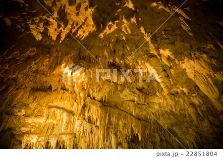 Stalactites inside gyukusendo cave 22851804