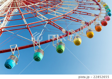 Ferris wheel with blue sky Ferris wheel with blue sky 22852655
