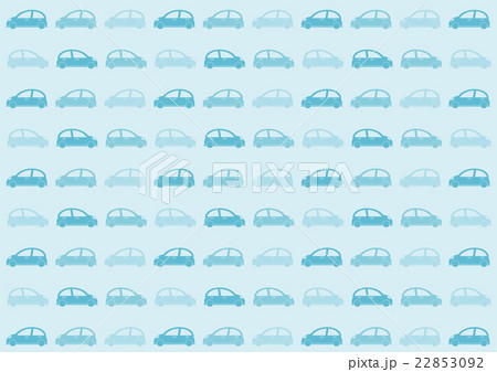 車 イラスト 背景 水色のイラスト素材