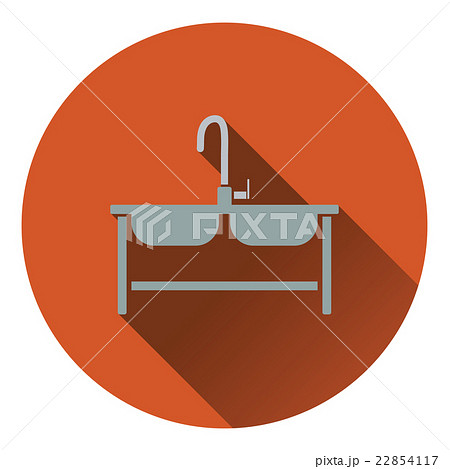 Double sink icon 22854117