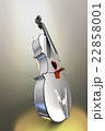 3D illustration of a Violin, musical instrument. 22858001