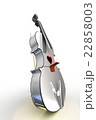 3D illustration of a Violin, musical instrument. 22858003