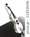 3D illustration of a Violin, musical instrument. 22858006