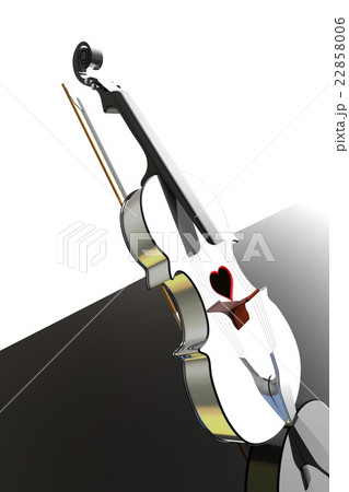 3D illustration of a Violin, musical instrument. 22858006