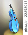 3D illustration of a Violin, musical instrument. 22858015