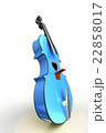 3D illustration of a Violin, musical instrument. 22858017